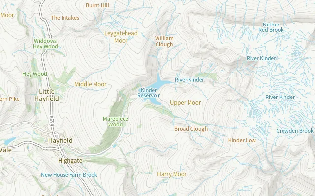 Map showing the swim entry at Mermaid's Pool and the recommended parking.